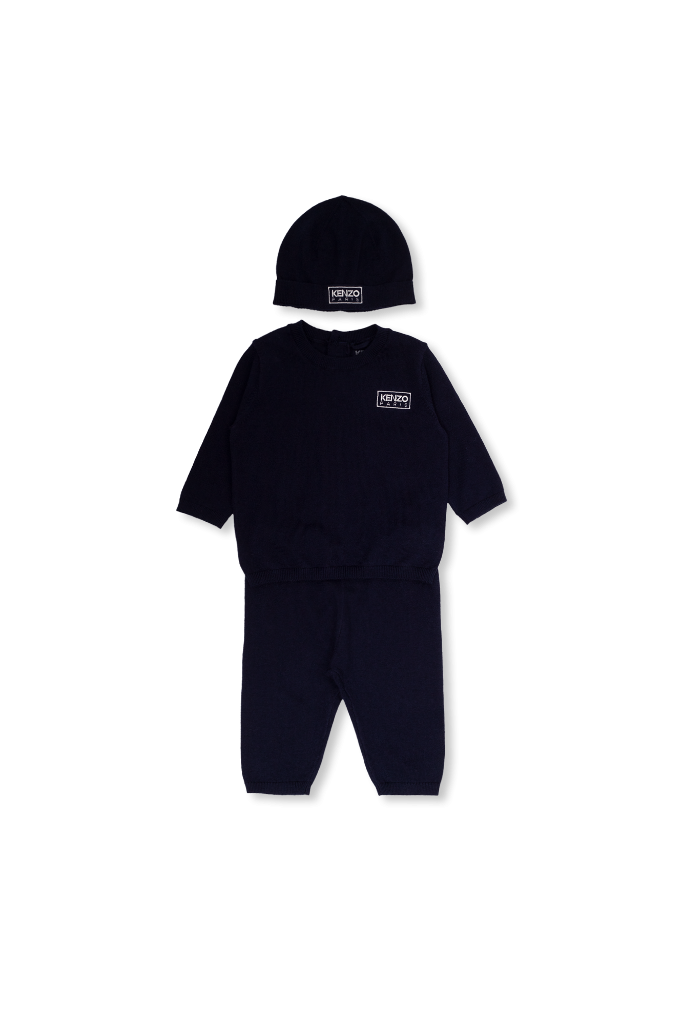 Kenzo Kids Sweater trousers beanie set Kids s Baby 0 36